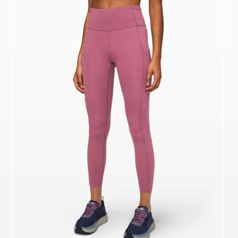 Lululemon Fast and Free Tight II 25" *Non-Reflective Nulux - Plumful